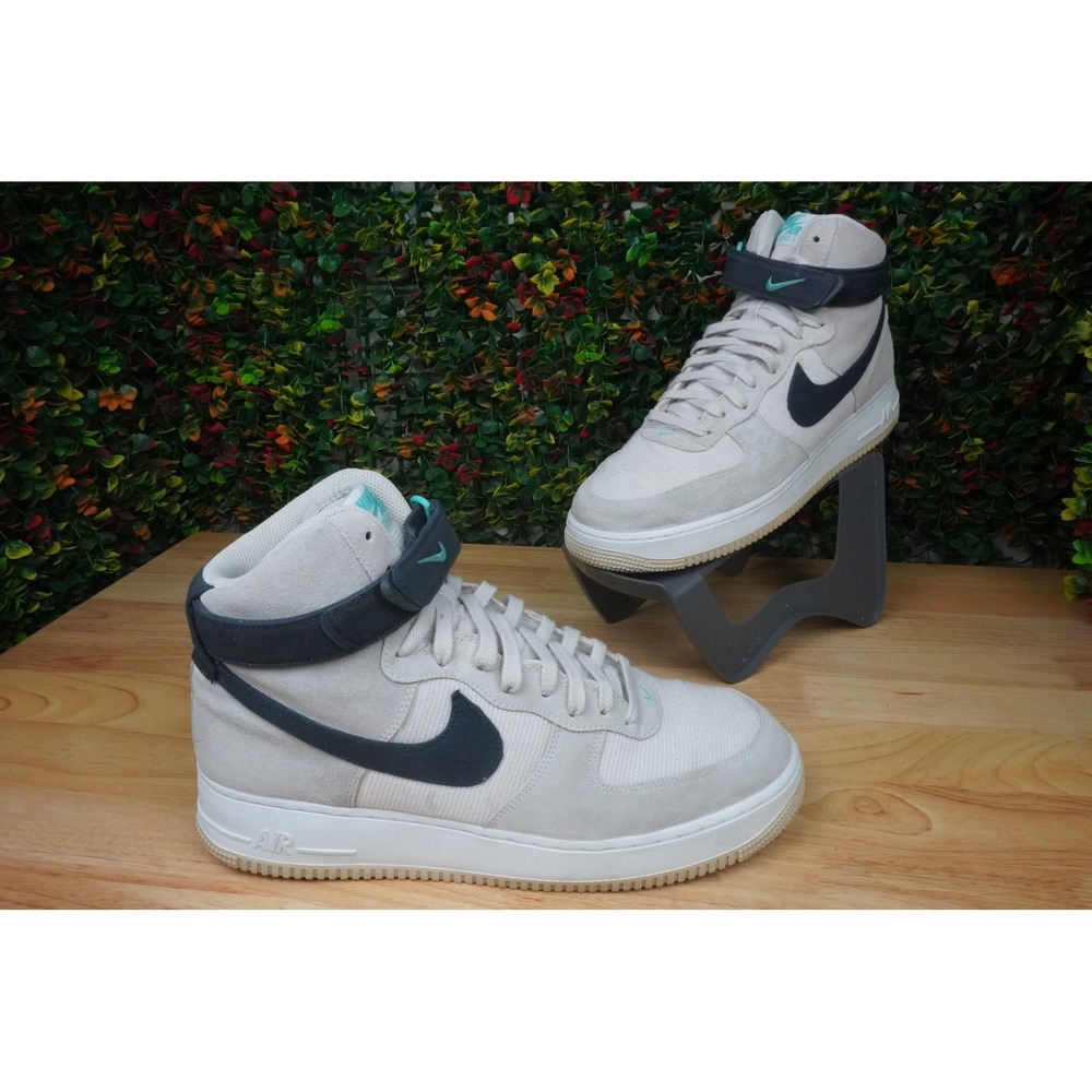 Nike Air Force 1 High 07 LV8 Light Bone Ocean Cube DH7566-100 Mens 12 Shoes